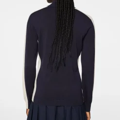 J.Lindeberg Adia Knitted Sweater Blå JL Navy New