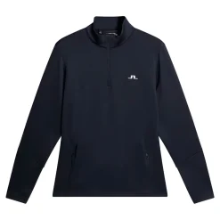 J.Lindeberg Aerial Quarter Zip Mid Layer Blå JL Navy Outlet