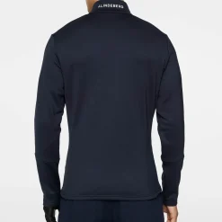 J.Lindeberg Aerial Quarter Zip Mid Layer Blå JL Navy Outlet