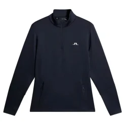 J.Lindeberg Aerial Quarter Zip Mid Layer Blå JL Navy Outlet