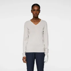 J.Lindeberg Amaya Knitted Sweater Moonbeam Sale