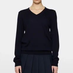 J.Lindeberg Amaya Knitted Sweater Blå JL Navy