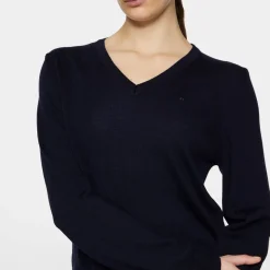 J.Lindeberg Amaya Knitted Sweater Blå JL Navy