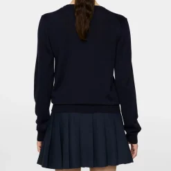 J.Lindeberg Amaya Knitted Sweater Blå JL Navy