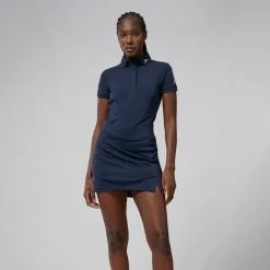 J.Lindeberg Amelie Mid Golf Skirt Blå JL Navy Best