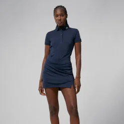 J.Lindeberg Amelie Mid Golf Skirt Blå JL Navy Best
