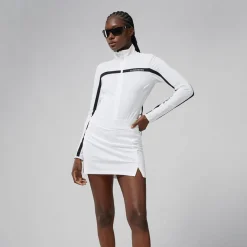 J.Lindeberg Amelie Mid Golf Skirt Vit White Best