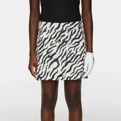J.Lindeberg Amelie Mid Print Skirt Tour-Tiger-Moonbeam-M