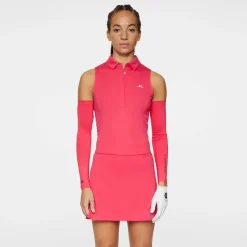 J.Lindeberg Amelie Mid Skirt Röd Azalea Online