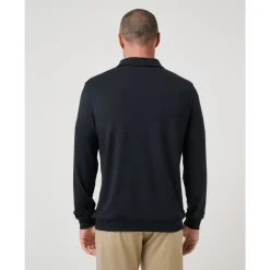 Travis Mathew Amenities Collar Cre Svart Black