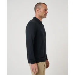 Travis Mathew Amenities Collar Cre Svart Black