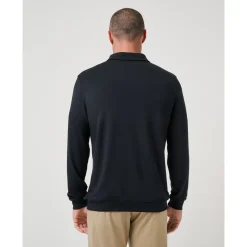 Travis Mathew Amenities Collar Cre Svart Black