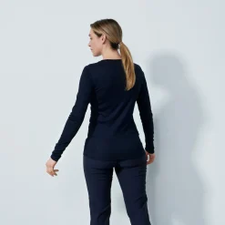 Daily Sports Ancona Ls Round Neck Blå Navy Online