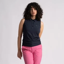 Cross Sportswear Andrea SL Poloshirt Blå Navy (498) Discount
