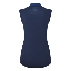 FootJoy Animal Print Sleeveless Lisle Blå Navy Best