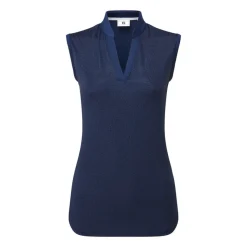 FootJoy Animal Print Sleeveless Lisle Blå Navy Best
