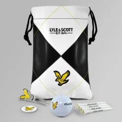 Lyle & Scott Argyle Tote Pouch Gift Set Discount