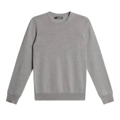 J.Lindeberg Aria Knitted Sweater Light-Grey-Melange Clearance
