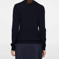 J.Lindeberg Aria Knitted Sweater Blå JL Navy Hot
