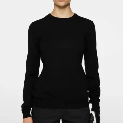 J.Lindeberg Aria Knitted Sweater Svart Black Clearance