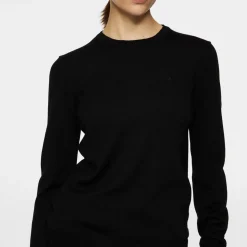 J.Lindeberg Aria Knitted Sweater Svart Black Clearance