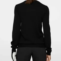 J.Lindeberg Aria Knitted Sweater Svart Black Clearance