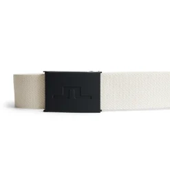J.Lindeberg Arvo Webbing Belt Vit White Sale