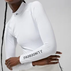 J.Lindeberg Asa Soft Compression Top Vit White Hot