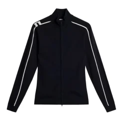 J.Lindeberg Aubree Knitted Zip Sweater Blå JL Navy Online