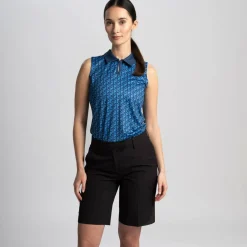 Cross Sportswear Azahara SL Poloshirt Campanula Blue (720) Best