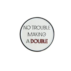 Bogeys & Birdies Ball Marker No Trouble Discount