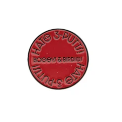 Bogeys & Birdies Ball Marker Hate 3-Putts! Clearance
