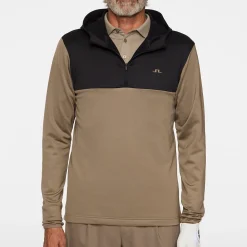 J.Lindeberg Banks Zip Hood Brindle Online