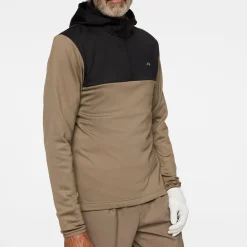 J.Lindeberg Banks Zip Hood Brindle Online