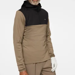 J.Lindeberg Banks Zip Hood Brindle Online