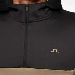 J.Lindeberg Banks Zip Hood Brindle Online