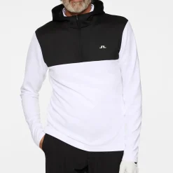 J.Lindeberg Banks Zip Hood Vit White Online