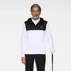 J.Lindeberg Banks Zip Hood Vit White Online