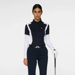 J.Lindeberg Bea Polo Blå JL Navy Best