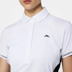J.Lindeberg Becca Polo Vit White New