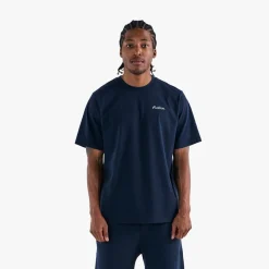 Malbon Golf Bermuda Baldwin Tee Blå Navy Outlet