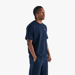 Malbon Golf Bermuda Baldwin Tee Blå Navy Outlet