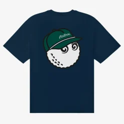 Malbon Golf Bermuda Baldwin Tee Blå Navy Outlet