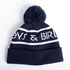 Bogeys & Birdies Bobble Hat Blå Vit Navy/White Best