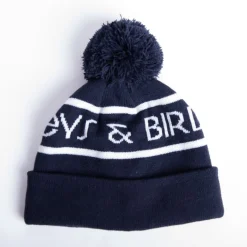 Bogeys & Birdies Bobble Hat Blå Vit Navy/White Best