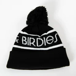 Bogeys & Birdies Bobble Hat Svart Vit Black/White Clearance