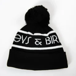 Bogeys & Birdies Bobble Hat Svart Vit Black/White Clearance