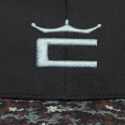 Cobra Camo Crown C Snapback Cap Svart Black Sale