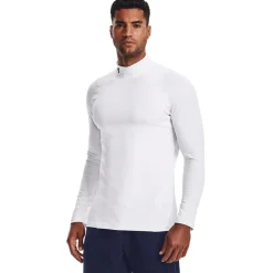 Under Armour CG Armour Fitted Mock Vit Vit (White 100) New