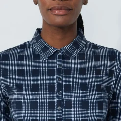 Daily Sports Checked Ls Check-Navy Best